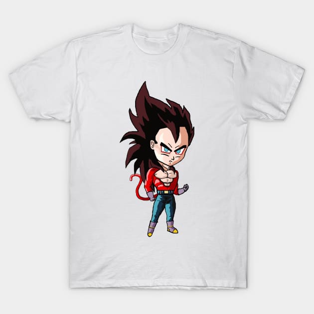 Vegeta Blue Chibi T-Shirt by AnimeCure